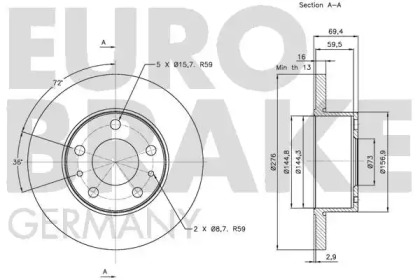 EUROBRAKE 5815202346