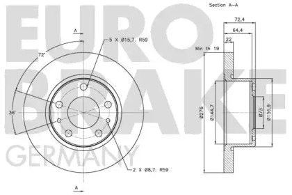 EUROBRAKE 5815202347