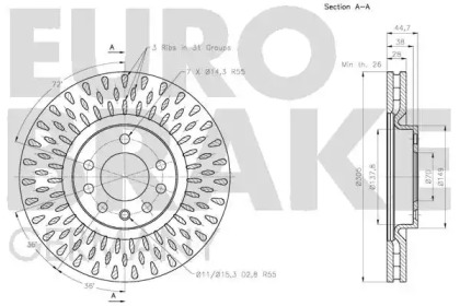 EUROBRAKE 5815202353