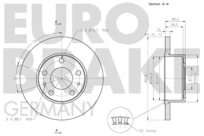 EUROBRAKE 5815202354