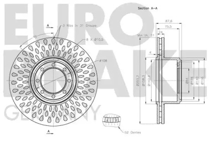 EUROBRAKE 5815202355