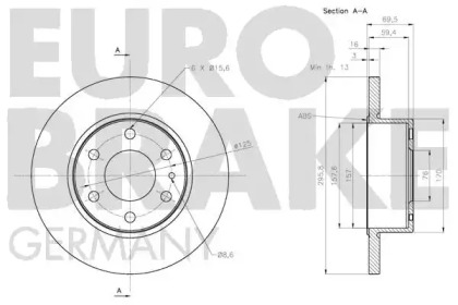 EUROBRAKE 5815202359