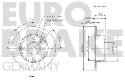 EUROBRAKE 5815202512