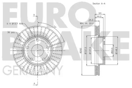 EUROBRAKE 5815202521