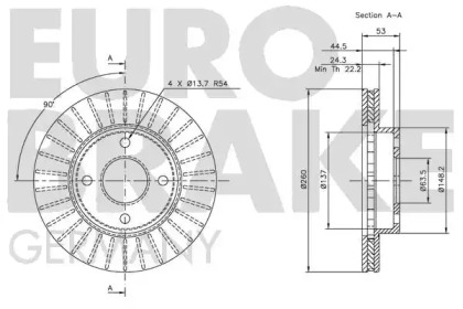 EUROBRAKE 5815202537