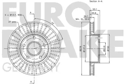 EUROBRAKE 5815202538