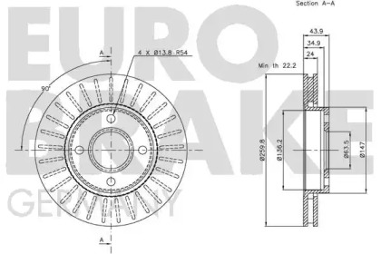 EUROBRAKE 5815202540