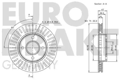 EUROBRAKE 5815202542