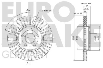 EUROBRAKE 5815202550