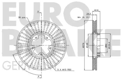 EUROBRAKE 5815202554