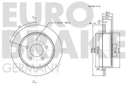 EUROBRAKE 5815202572