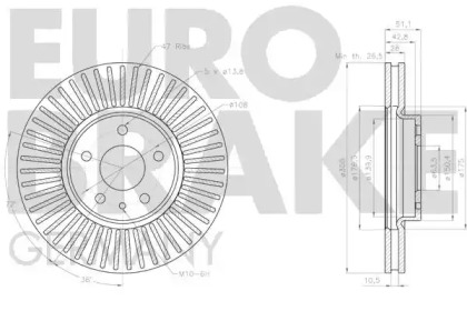 EUROBRAKE 5815202599