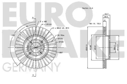 EUROBRAKE 5815202614