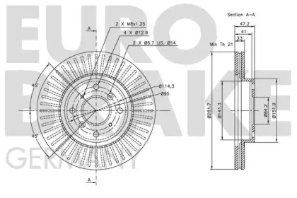 EUROBRAKE 5815202620