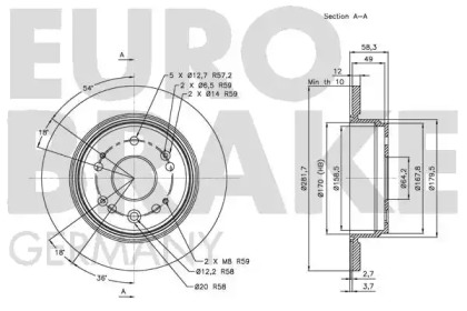 EUROBRAKE 5815202627