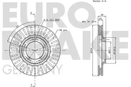 EUROBRAKE 5815203029