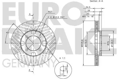 EUROBRAKE 5815203217