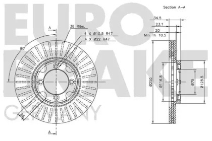 EUROBRAKE 5815203218