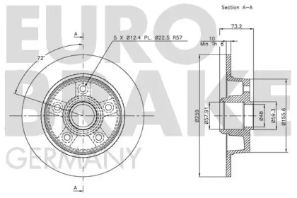 EUROBRAKE 5815203229