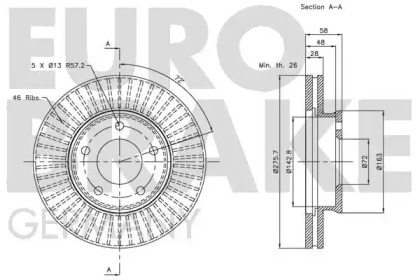 EUROBRAKE 5815203243