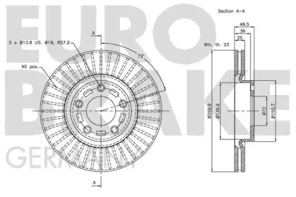 EUROBRAKE 5815203253