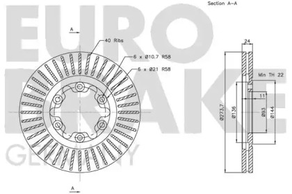 EUROBRAKE 5815203256