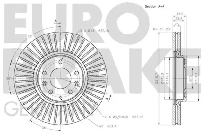 EUROBRAKE 5815203266