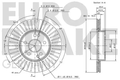 EUROBRAKE 5815203328