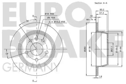 EUROBRAKE 5815203333