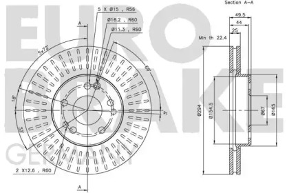 EUROBRAKE 5815203338