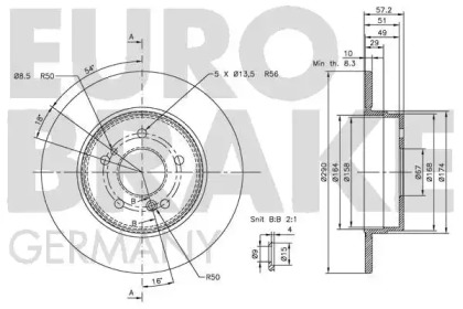 EUROBRAKE 5815203339