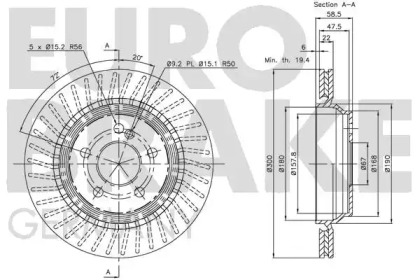 EUROBRAKE 5815203352