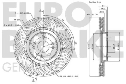 EUROBRAKE 5815203356