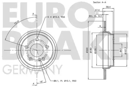 EUROBRAKE 5815203365