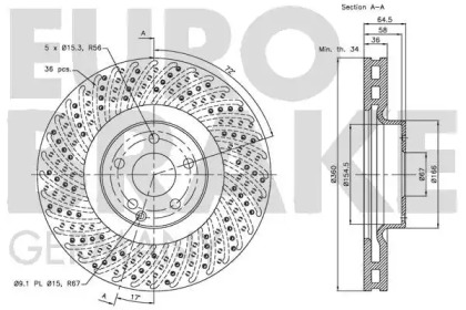 EUROBRAKE 5815203366