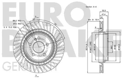 EUROBRAKE 5815203384