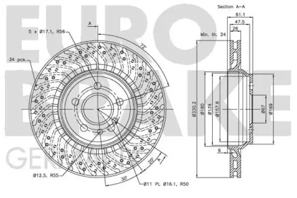 EUROBRAKE 5815203385