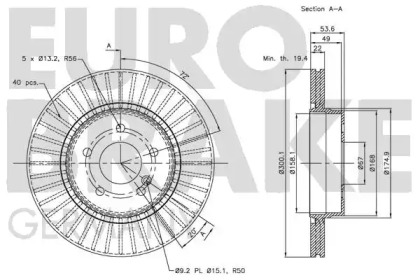 EUROBRAKE 5815203389