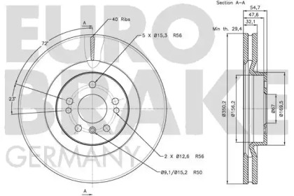 EUROBRAKE 5815203393