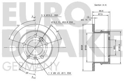 EUROBRAKE 5815203395