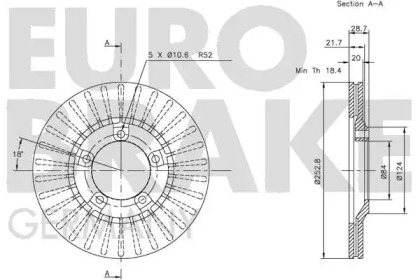 EUROBRAKE 5815203404