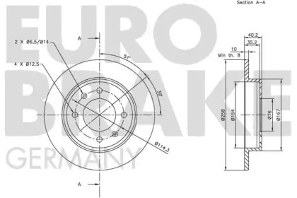 EUROBRAKE 5815203406