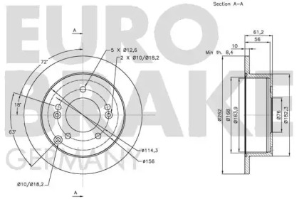 EUROBRAKE 5815203424