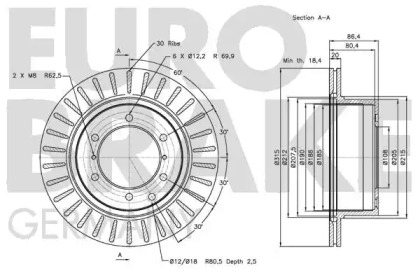 EUROBRAKE 5815203427