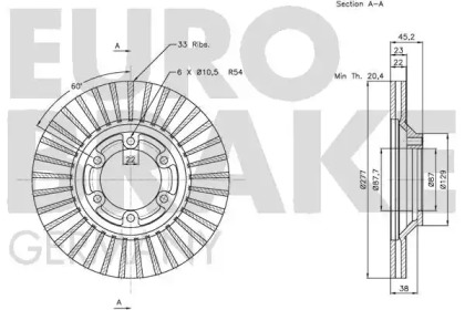 EUROBRAKE 5815203429