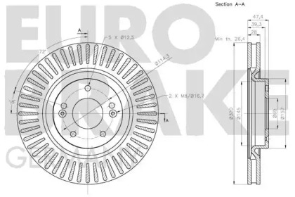 EUROBRAKE 5815203443