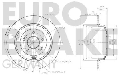 EUROBRAKE 5815203453