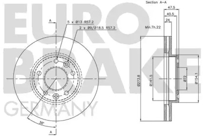 EUROBRAKE 5815203506