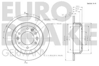 EUROBRAKE 5815203525