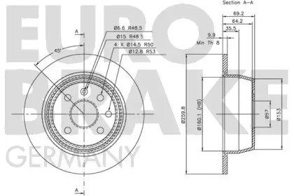 EUROBRAKE 5815203618